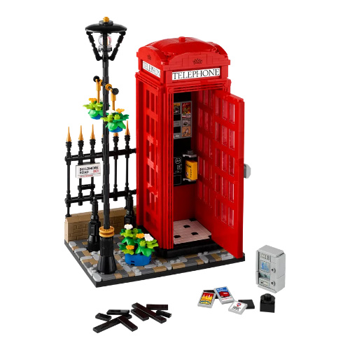 21347 LEGO Red London Telephone Box