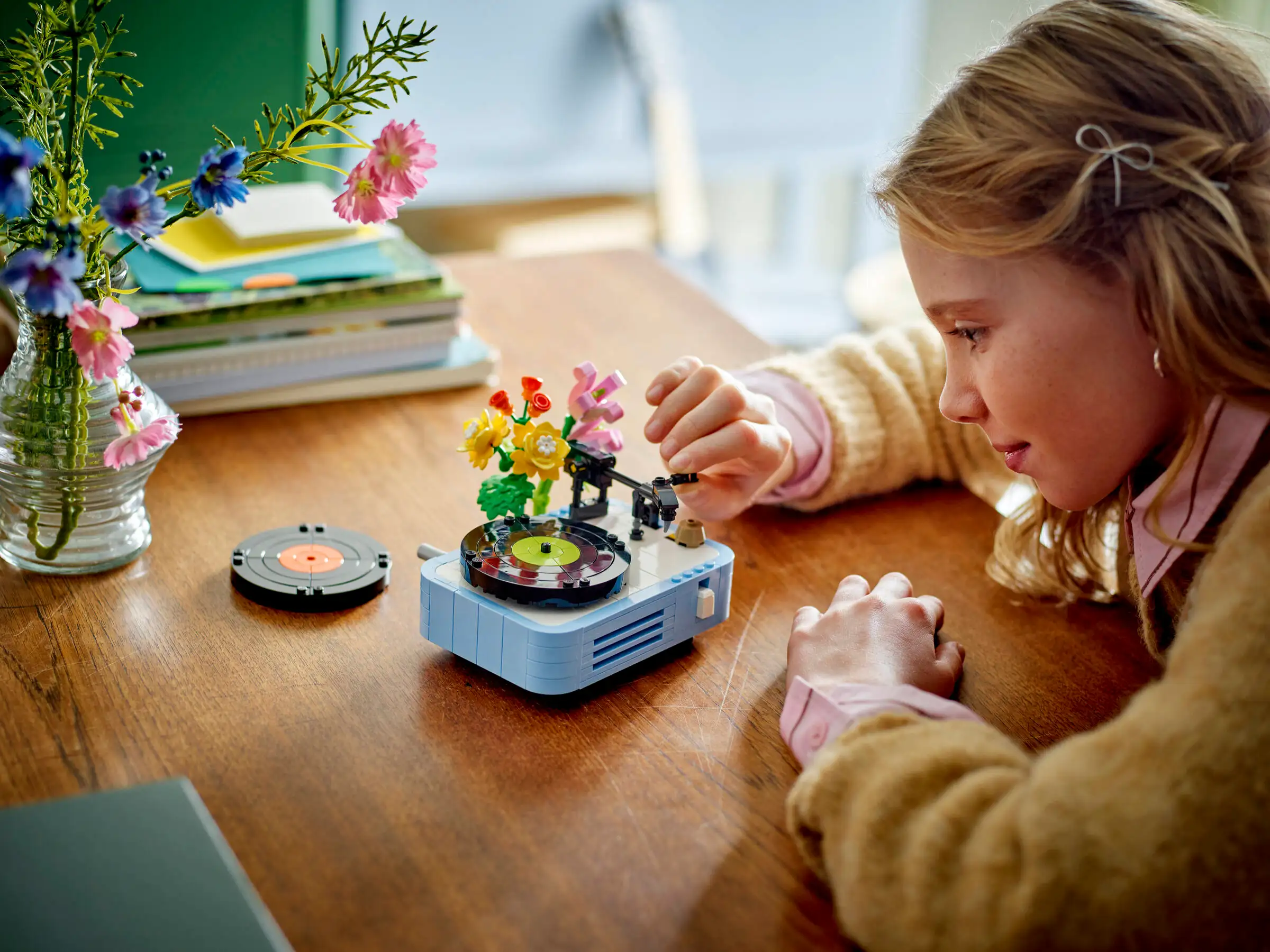 31172 Record Player with Flowers Stud-Lord
