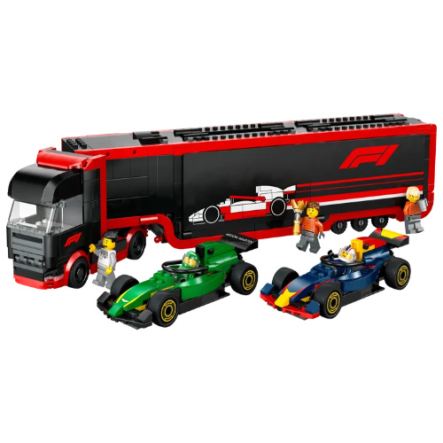 60445 F1 Truck with RB20 & AMR24 F1 Cars
