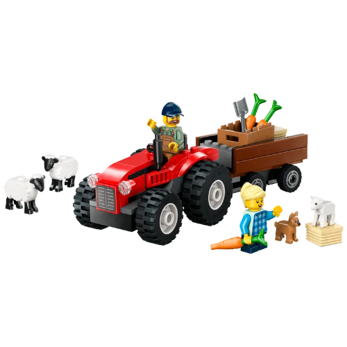 60461 LEGO Red Farm Tractor with Trailer & Sheep