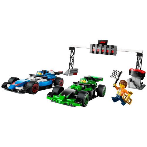 60474 LEGO F1® Grid with VCARB Sauber Race Cars