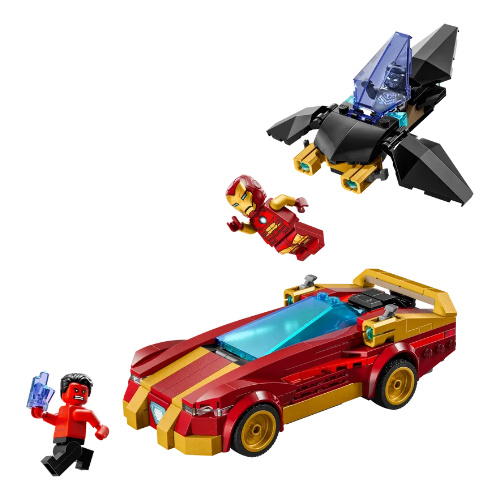76310 LEGO Iron Man Car & Black Panther vs. Red Hulk