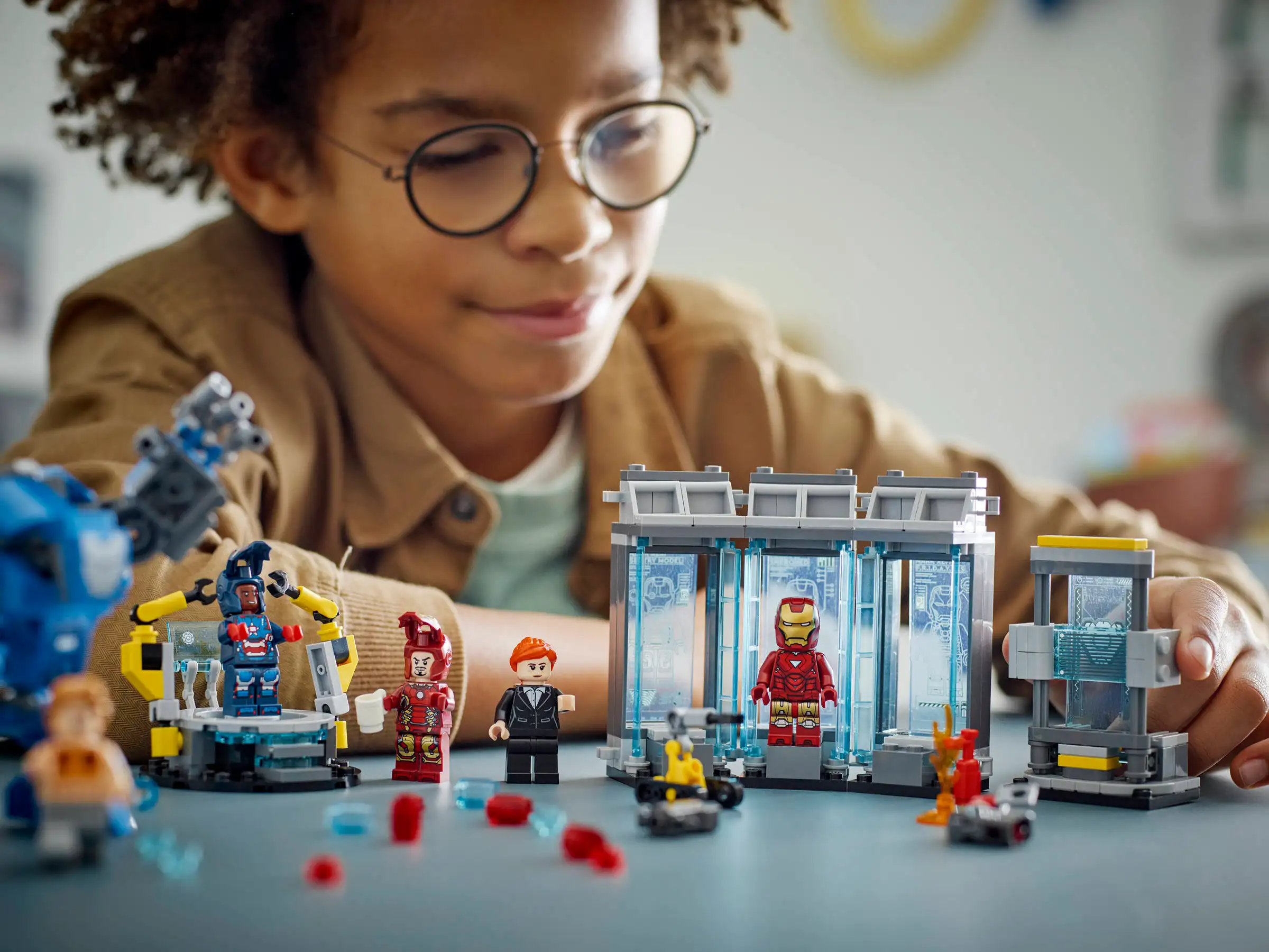 76315 Iron Man's Laboratory Hall of Armor Stud-Lord