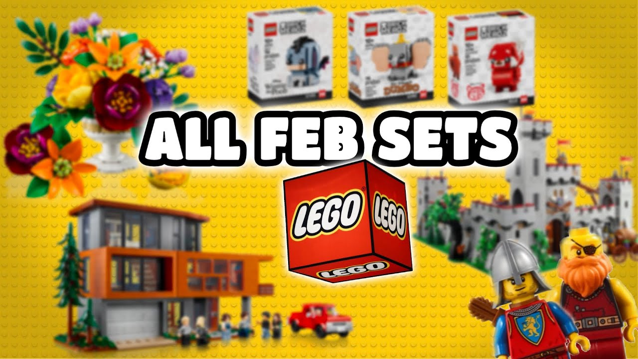 Every LEGO Set Coming February 2025 Stud-Lord
